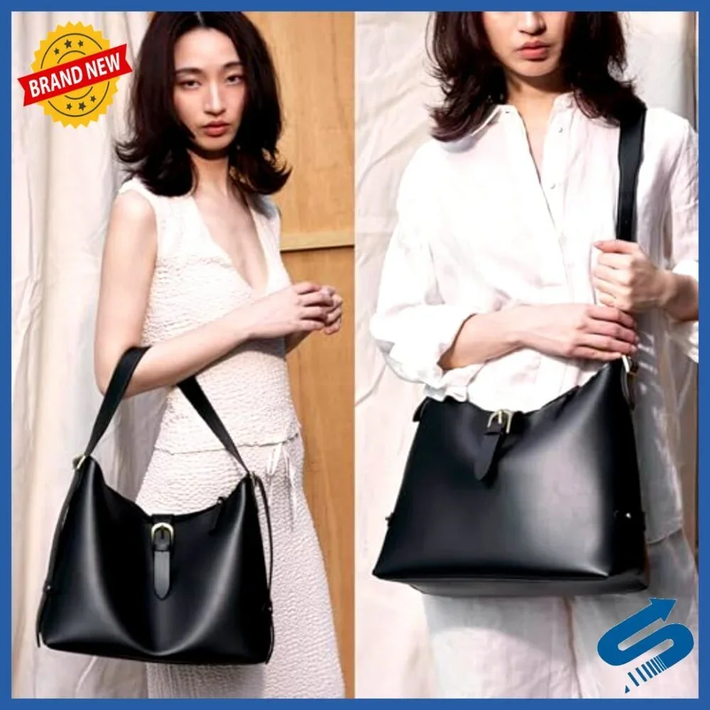 Vegan Leather Hobo Bag Crossbody Satchel Vintage Chic Adjustable Strap